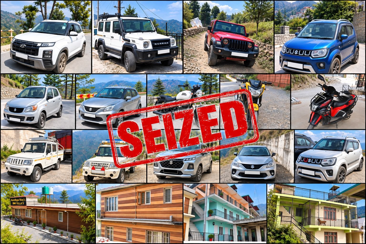 चिट्टा तस्करों की शिमला पुलिस द्वारा एनडीपीएस मामले में 4 करोड़ 13 लाख रुपए की संपत्ति ज़ब्त*